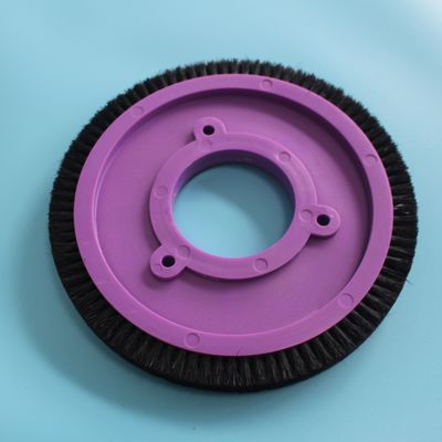 comprar As peças padrão da máquina de Ilsung Stenter escovam o cabelo de nylon do preto da roda online manufacture