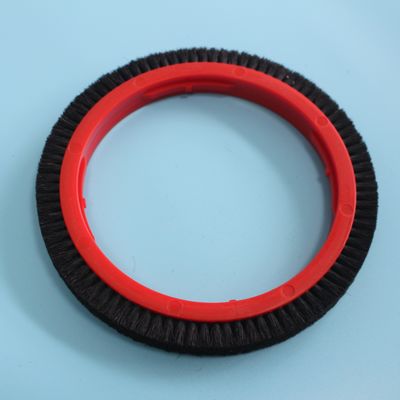 comprar As peças da máquina de Monforts Stenter escovam o tamanho padrão do cabelo de nylon preto grande da roda online manufacture