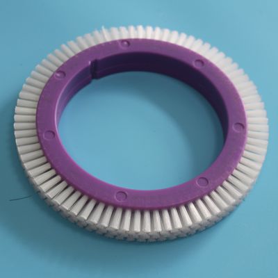 comprar As peças da máquina de Famatex Stenter escovam o cabelo de nylon branco do corpo plástico do roxo da roda online manufacture
