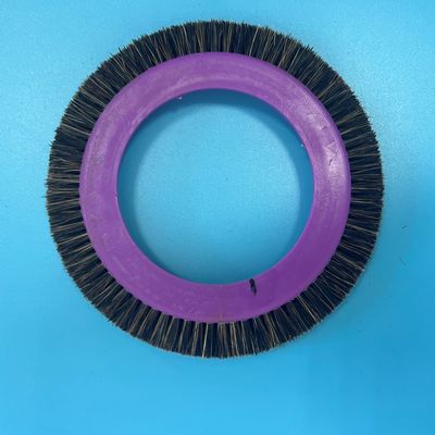 comprar Cabelo de nylon preto do corpo plástico do roxo da roda de escova pequena das peças da máquina de Bruckner Stenter online manufacture