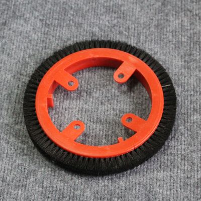 comprar Peças da máquina de estentador Máquina de acabamento Krantz Tipo K10 Roda de escova Corpo de plástico vermelho Roda de escova preta online manufacture