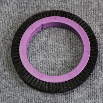 comprar Stenter Finishing Machinery Parts Stentex Brush Wheel 122mm Dia Negro Bristle Purple Corpo de plástico Boa qualidade online manufacture
