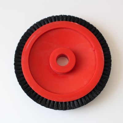 comprar Peças da máquina de estentadores Máquina de acabamento de Monforts Roda de escova pequena 26/22mm Diâmetro interno Bristle preto online manufacture