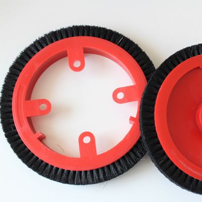 comprar Máquina de acabamento Krantz Acessórios Stenter Peças da máquina Escova Rodas K10 Tipo Plástico Pelo de porco preto Fabricação em linha