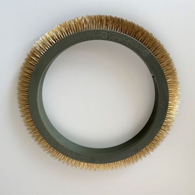 comprar Peças de máquina de estentador de finagem Stentex Téctil escovas rodas de cobre cabelo Nylon corpo plástico Cor verde online manufacture