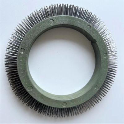 comprar Acessórios da máquina Stentex Stenter Peças da máquina Tecido Escova Roda de plástico Corpo de aço inoxidável Cabelo online manufacture