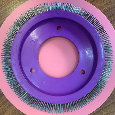 comprar Stenter Machine Parts Lk Stenter Brush Purple Plastic Body Stainless Steel Material Hair 3 installation holes Fabricação em linha