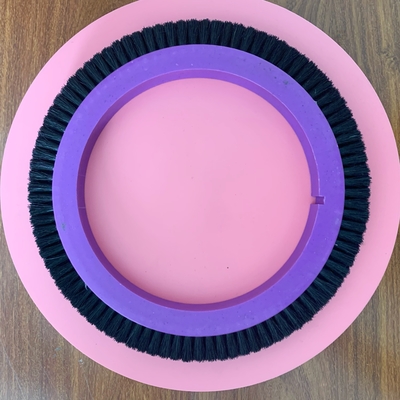 comprar Stentex Stenter Brush Wheel 122mm Diameter Purple Plastic Body Black Bristle Pig Hair Fabricação em linha