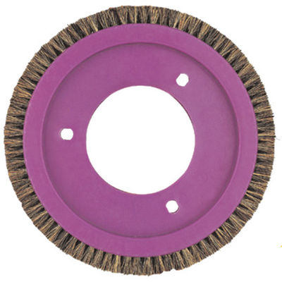 LK Stenter Brush Wheel Bruckner Corpo de plástico roxo Bristle Cabelo de porco Cabelo de nylon Peças da máquina de Stenter