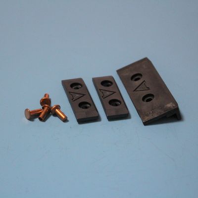 Componentes de máquinas têxteis Artos Stenter Pad deslizante Carbon Peek Pad A Set Incluindo Rivet de cobre