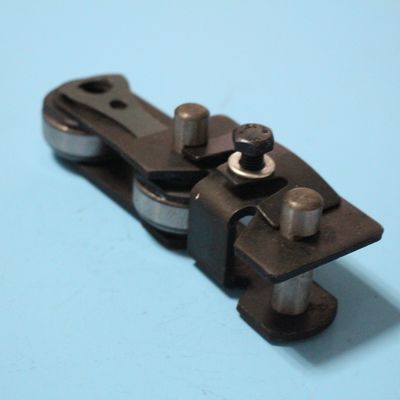 Monforts Máquinas têxteis Peças Stenter Chain Link Material de aço Preto Tamanho padrão Acessórios de máquinas